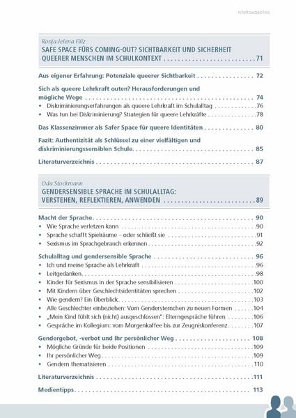 Produktbild: Geschlechtersensible P&auml;dagogik f&uuml;r Lehrkr&auml;fte