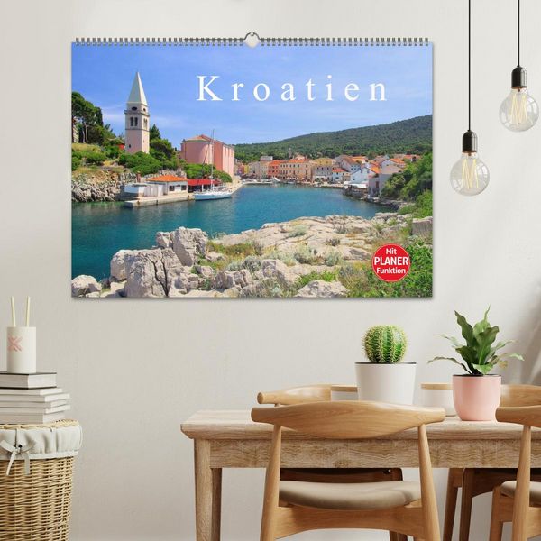 Produktbild: Kroatien (Wandkalender 2026 DIN A2 quer), CALVENDO Monatskalender