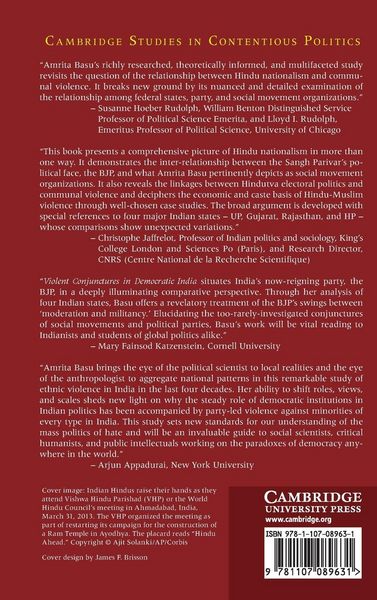Produktbild: Violent Conjunctures in Democratic India