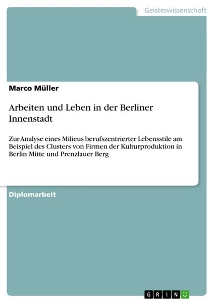 Produktbild: Arbeiten und Leben in der Berliner Innenstadt