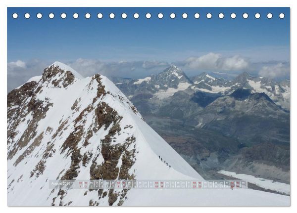 Produktbild: H&ouml;hepunkte unserer Alpen - Bergweh &reg; (Tischkalender 2026 DIN A5 quer), CALVENDO Monatskalender