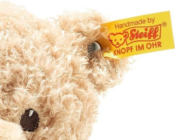 Produktbild: Steiff 241642 - Teddyb&auml;r Junge Baby mit Schlafanzug, beige/blau, 25 cm