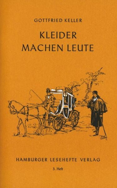 Kleider machen Leute, Geheftet von Gottfried Keller, Hamburger Lesehefte, 9783872910028