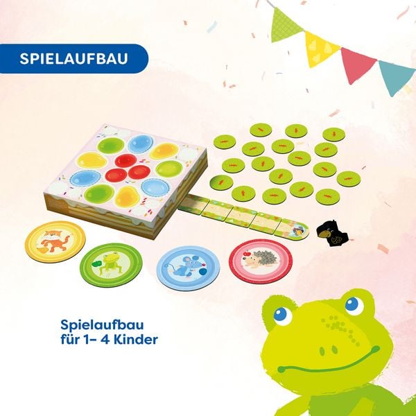 Produktbild: HABA 2013166001 - Meine ersten Spiele: Theos Torte, Bewegungsspiel