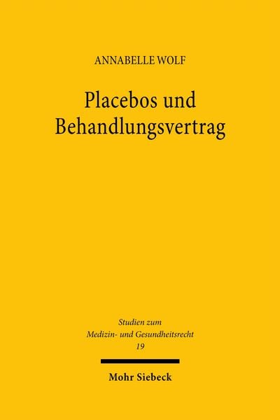 Produktbild: Placebos und Behandlungsvertrag
