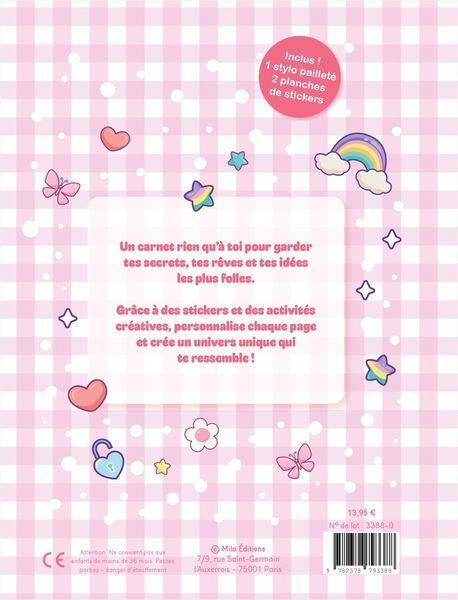Produktbild: Mon Carnet de Secrets Chatons: Un Journal Intime Avec un Cadenas en