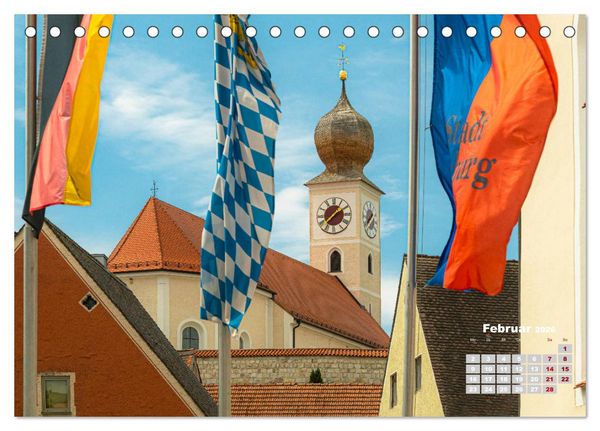 Produktbild: Hopfenland Holledau (Tischkalender 2026 DIN A5 quer), CALVENDO Monatskalender