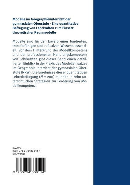 Produktbild: Modelle im Geographieunterricht der gymnasialen Oberstufe