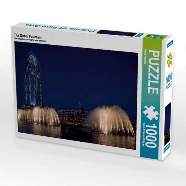 CALVENDO Puzzle The Dubai Fountain | 1000 Teile Lege-Größe 64x48cm Foto-Puzzle für glückliche Stunden