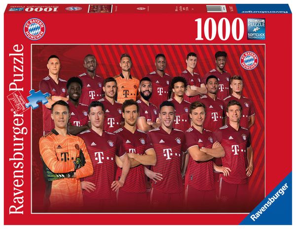 Puzzle Ravensburger FC Bayern Saison 2021/22 1000 Teile