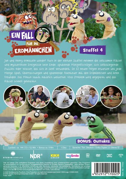 Produktbild: Ein Fall f&uuml;r die Erdm&auml;nnchen - Staffel 4