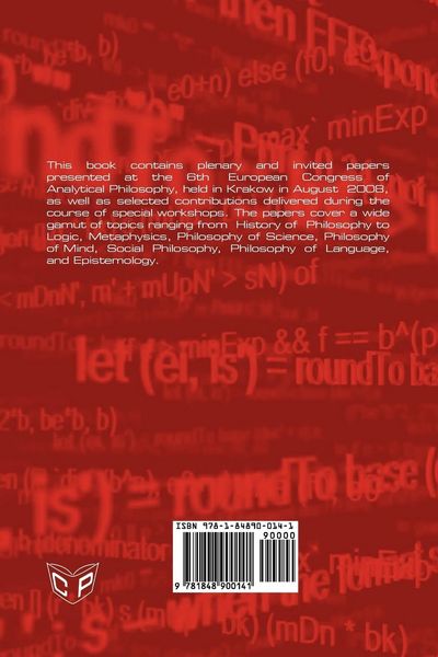 Produktbild: The Analytical Way. Proceedings of the 6th European Congress of Analytic Philosophy