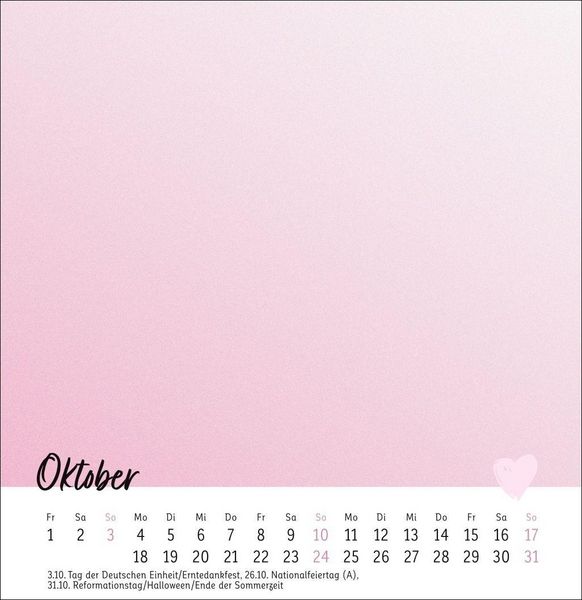 Produktbild: Kreativkalender zum Aufstellen Mit Liebe gemacht 2027
