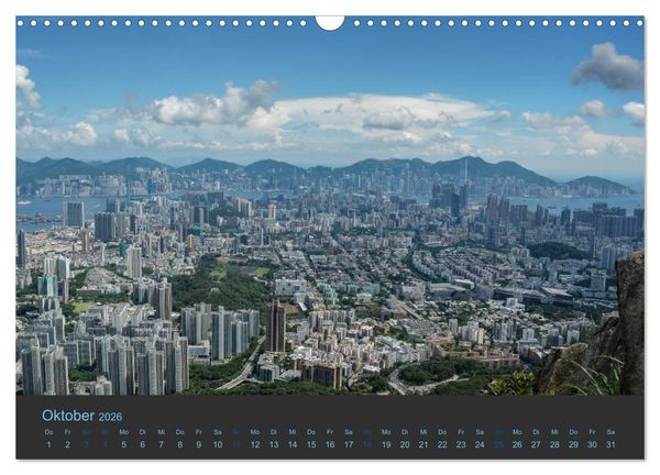 Produktbild: Hong Kong - Skylines (Wandkalender 2026 DIN A3 quer), CALVENDO Monatskalender