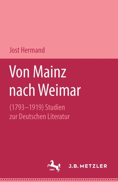 Produktbild: Von Mainz nach Weimar (1793&ndash;1919)