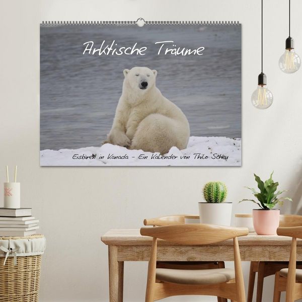 Produktbild: Arktische Tr&auml;ume - Eisb&auml;ren in Kanada (Wandkalender 2027 DIN A2 quer), CALVENDO Monatskalender