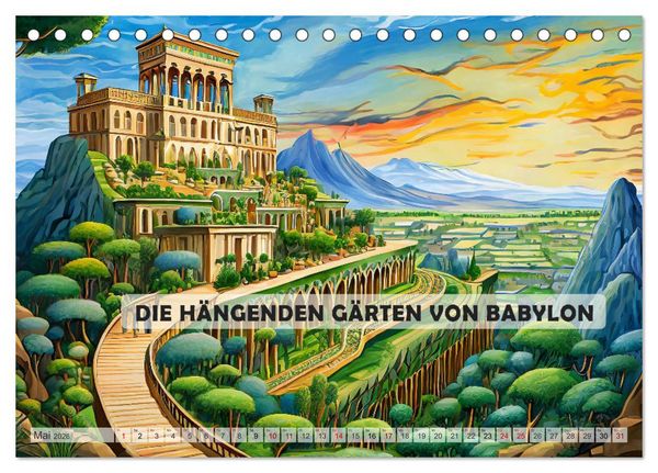 Produktbild: Sagenhafte Orte und Mythen (Tischkalender 2026 DIN A5 quer), CALVENDO Monatskalender