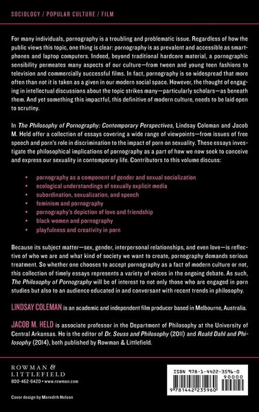 Produktbild: Philosophy of Pornography
