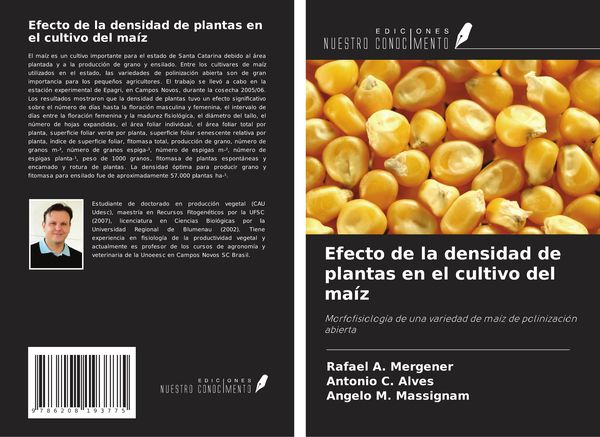 Produktbild: Efecto de la densidad de plantas en el cultivo del ma&iacute;z