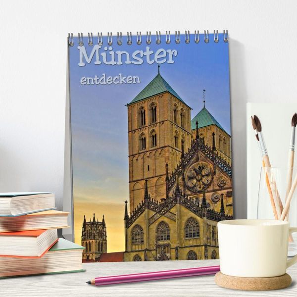 Produktbild: M&uuml;nster entdecken (Tischkalender 2027 DIN A5 hoch), CALVENDO Monatskalender