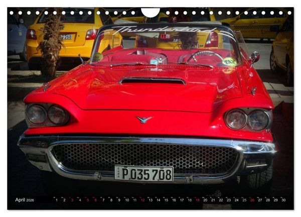 Produktbild: Auto-Legenden: FORD THUNDERBIRD (Wandkalender 2026 DIN A4 quer), CALVENDO Monatskalender