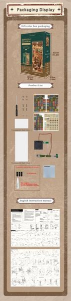 Produktbild: Book Nook DIY B&uuml;cherecke Violin Detective Agency