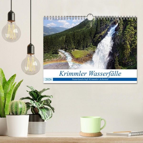 Produktbild: Krimmler Wasserf&auml;lle - Naturlandschaft Krimmler Achental (Wandkalender 2026 DIN A4 quer), CALVENDO Monatskalender
