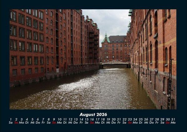 Produktbild: Hamburgs Sch&ouml;nheit 2026 Fotokalender DIN A4