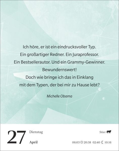 Produktbild: Gute Gedanken tanken Tagesabrei&szlig;kalender 2027 - Denkanst&ouml;&szlig;e f&uuml;r das ganze Jahr