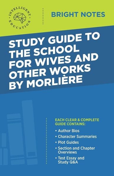 Produktbild: Study Guide to The School for Wives and Other Works by Moliere