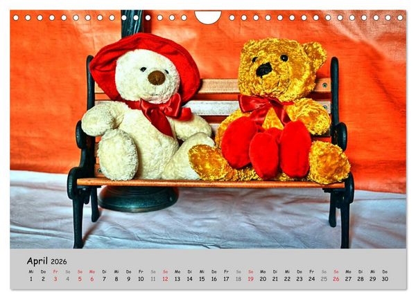 Produktbild: TEDDYB&Auml;R, OH TEDDYB&Auml;R... (Wandkalender 2026 DIN A4 quer), CALVENDO Monatskalender