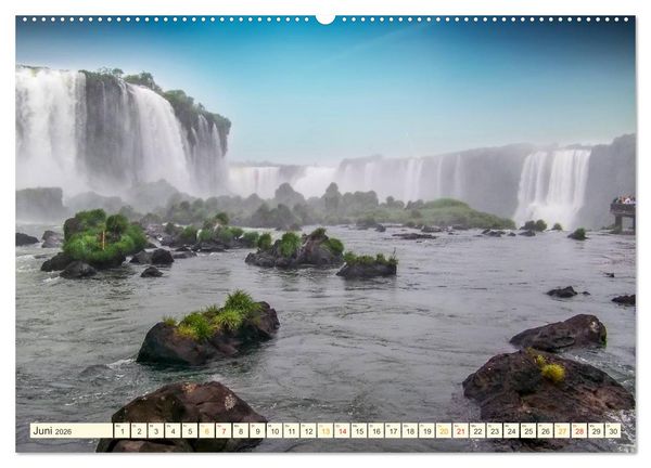 Produktbild: Iguazu Wasserf&auml;lle - S&uuml;damerika (Wandkalender 2026 DIN A2 quer), CALVENDO Monatskalender