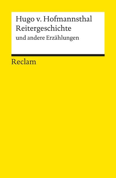 Produktbild: Reitergeschichte und andere Erz&auml;hlungen