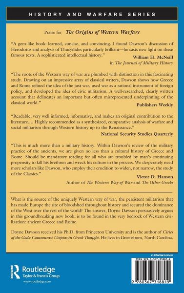 Produktbild: The Origins Of Western Warfare