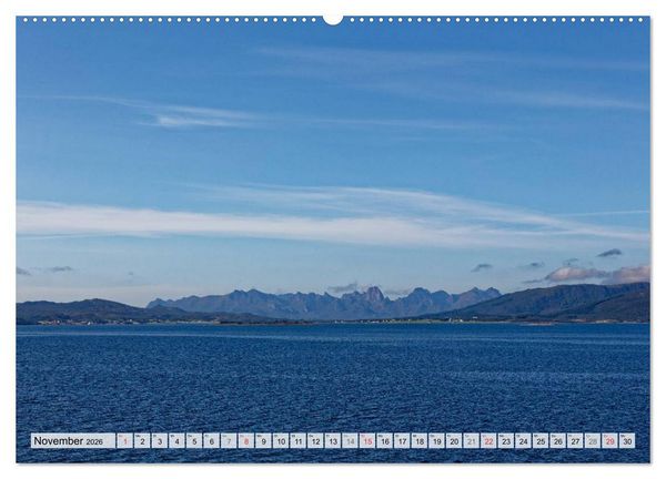 Produktbild: Hurtigruten - Faszination Natur (hochwertiger Premium Wandkalender 2026 DIN A2 quer), Kunstdruck in Hochglanz