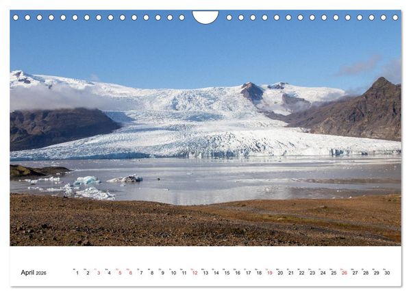 Produktbild: ISLAND Atemberaubende Natur aus Feuer und Eis (Wandkalender 2026 DIN A4 quer), CALVENDO Monatskalender