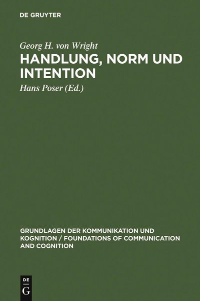 Produktbild: Handlung, Norm und Intention
