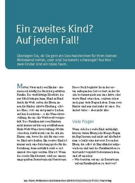 Produktbild: Willkommen Geschwisterchen