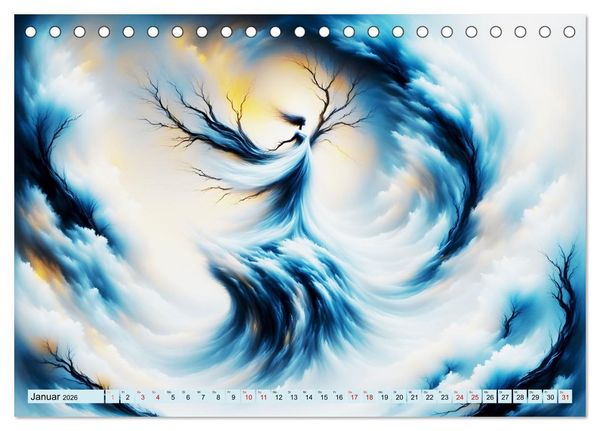 Produktbild: Die Magie der Natur Monatsk&ouml;niginnen (Tischkalender 2026 DIN A5 quer), CALVENDO Monatskalender