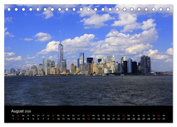 Produktbild: New York City (Tischkalender 2026 DIN A5 quer), CALVENDO Monatskalender