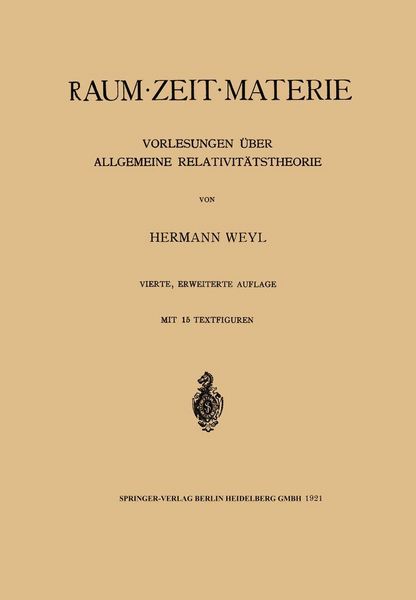 Produktbild: Raum, Zeit, Materie