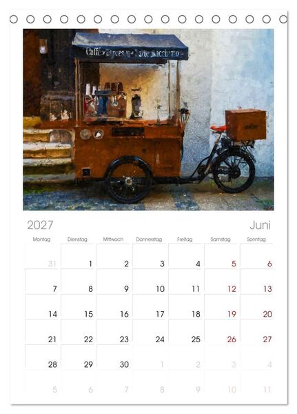 Produktbild: Tischplaner 2027 - Kaffeesatz - Kunst und Tradition (A5 Tischkalender zum Aufstellen) CALVENDO