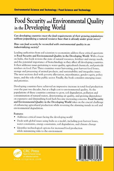 Produktbild: Food Security and Environmental Quality in the Developing World