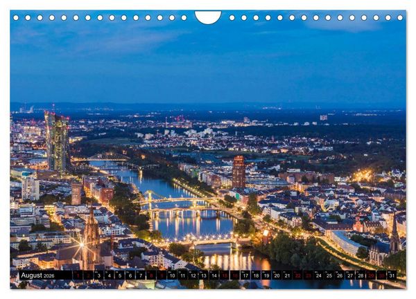 Produktbild: FRANKFURT Impressionen aus Mainhattan (Wandkalender 2026 DIN A4 quer), CALVENDO Monatskalender