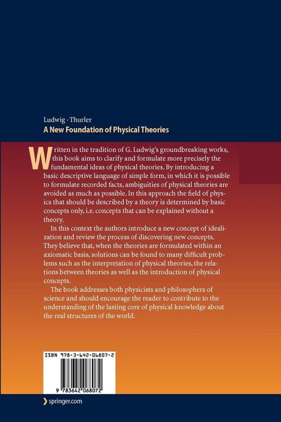 Produktbild: A New Foundation of Physical Theories
