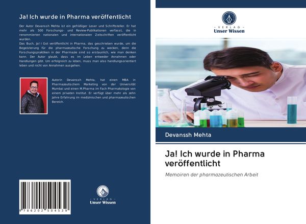 Ja! Ich wurde in Pharma veröffentlicht