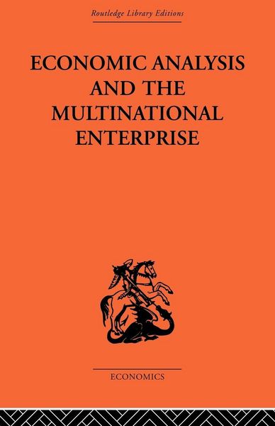 Produktbild: Economic Analysis and Multinational Enterprise