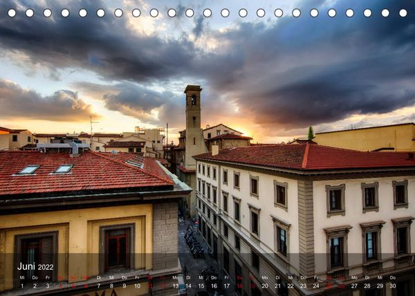 Produktbild: Florenz city view (Tischkalender 2022 DIN A5 quer)