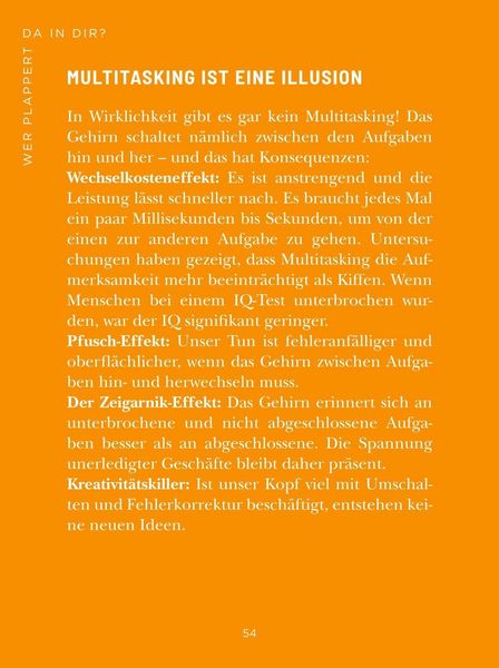 Produktbild: Die 1-Minuten-Strategie gegen Overthinking
