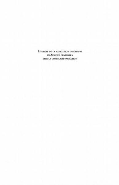 Produktbild: Le droit de la navigation interieure en